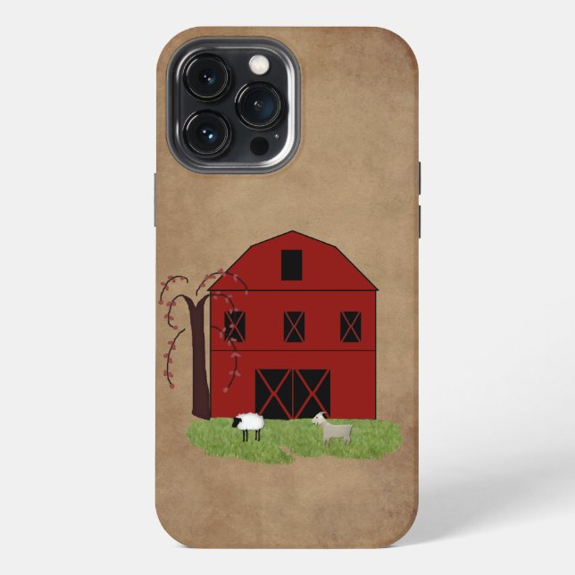 Funda Para iPhone Red Barn (Reverso )