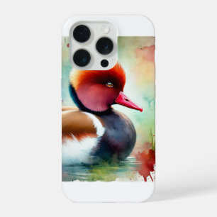 Red Crested Pochard 080824AREF120 - Watercolor