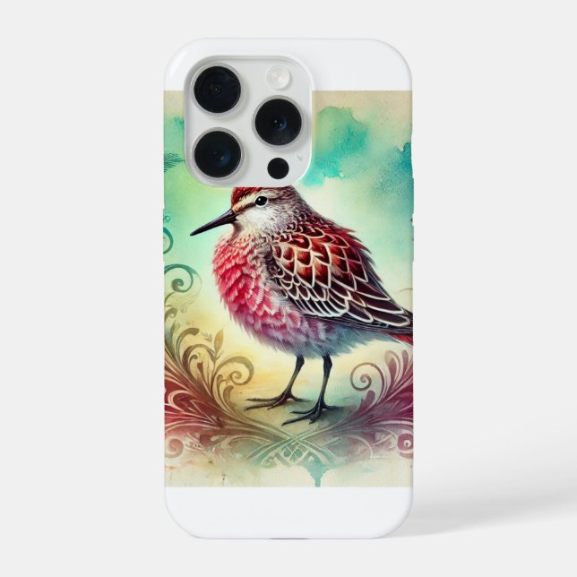 Funda Para iPhone Red Knot 060824AREF130 - Watercolor (Reverso )