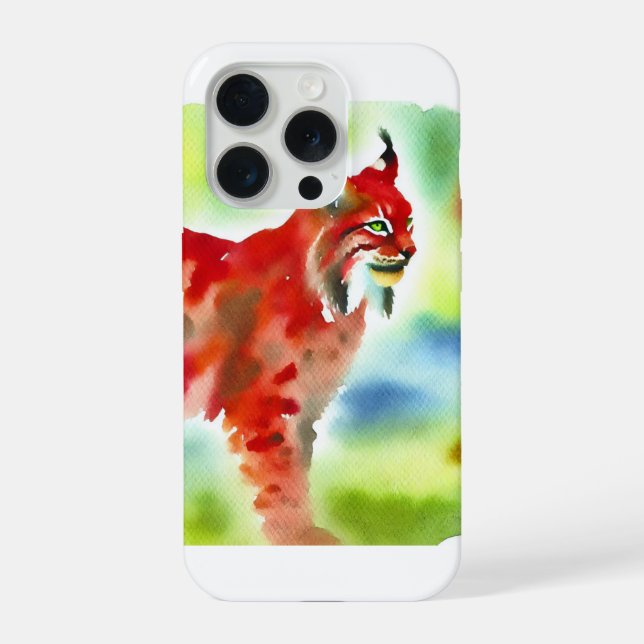 Funda Para iPhone Red Lynx 041024AREF129 - Watercolor (Reverso )