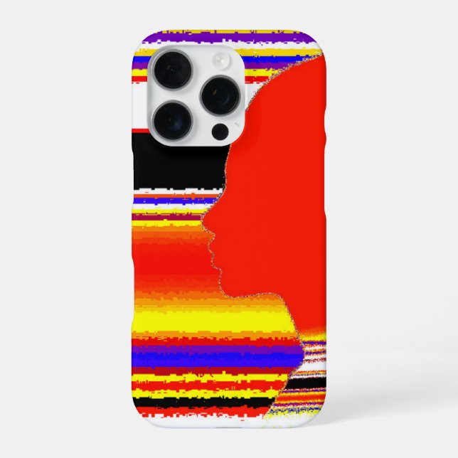 Funda Para iPhone Red Silhouette Case (Reverso)