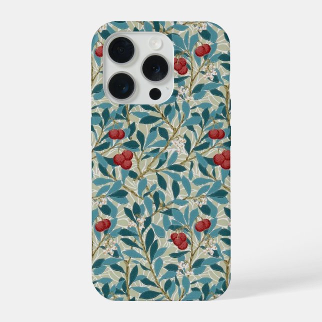 Funda Para iPhone Redberry Tree, William Morris (Reverso )