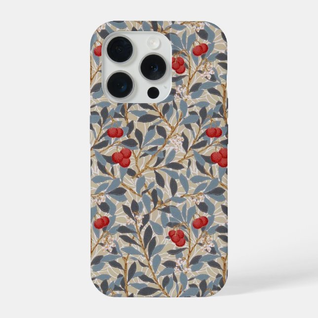 Funda Para iPhone Redberry Tree, William Morris (Reverso )
