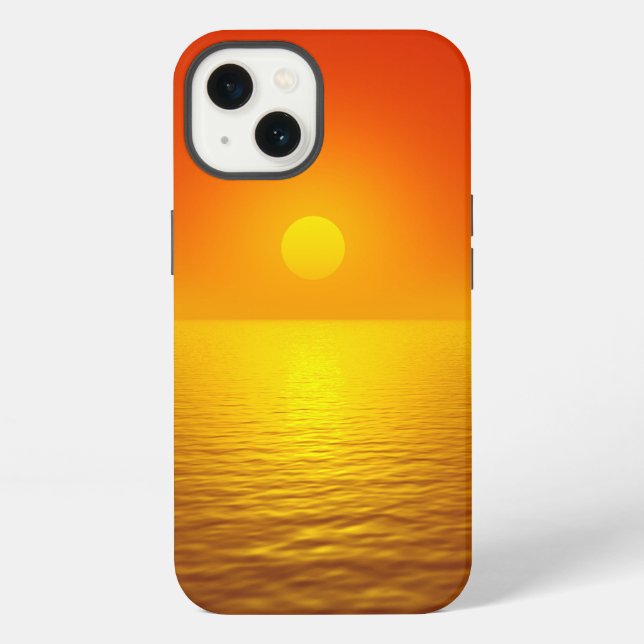 Funda Para iPhone Reflejo del atardecer (Reverso )