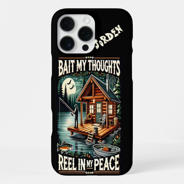 Funda Para iPhone Reflejos pacíficos junto a la cabaña (Reverso )
