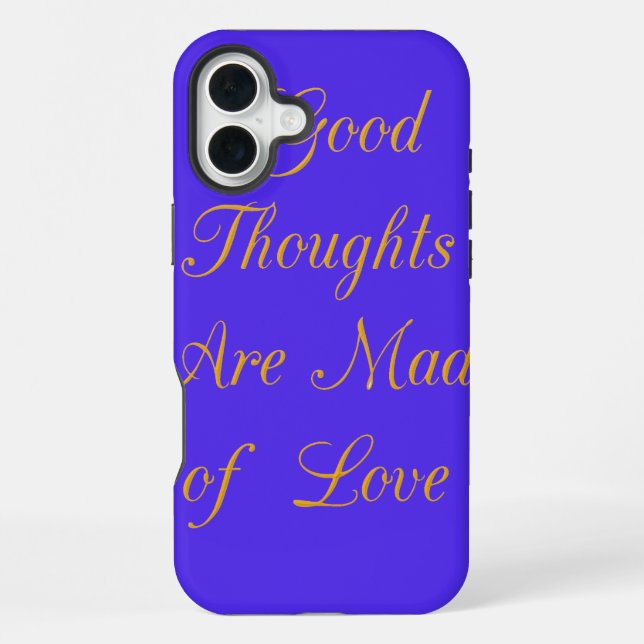 Funda Para iPhone Reflexiones Dichosas: Buenos Pensamientos de Amor (Reverso )