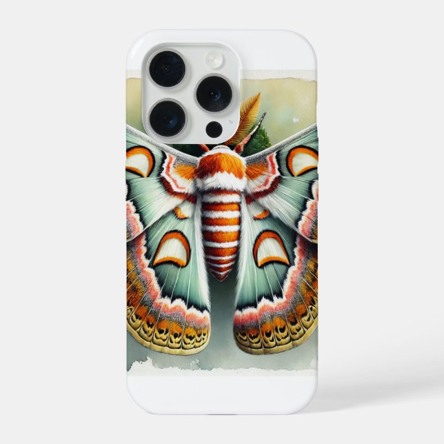 Funda Para iPhone Regal moth 040924IREF233 - Watercolor (Reverso )