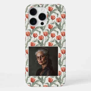 Funda Para iPhone 16 Pro Max Regalo de aniversario único Tulipán Personalizado