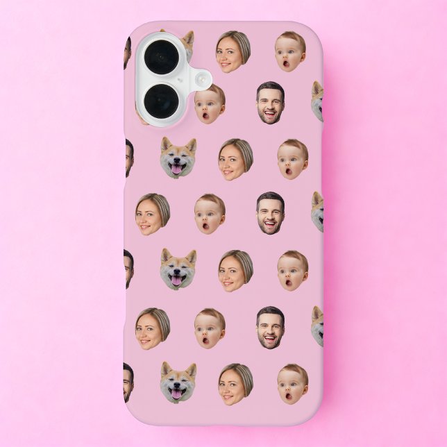 Funda Para iPhone Regalo de familia de fotos de cara de personalizad (Subido por el creador)