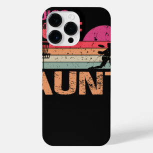Funda Para iPhone 14 Pro Max Regalo de golf de disco de tía retro vintage