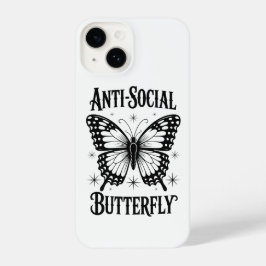 Funda Para iPhone 14 Regalo de introvertido antimariposa social