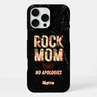 Funda Para iPhone 16 Pro Max Regalo de mamá roquera Día de la Madre Rocker Mum