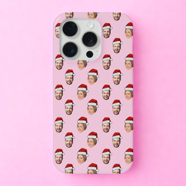 Funda Para iPhone Regalo de Navidades fotográficos Santa Hat Persona (Subido por el creador)