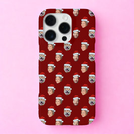 Funda Para iPhone 16 Pro Regalo de Navidades fotográficos Santa Hat Persona