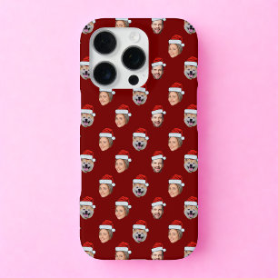 Funda Para iPhone 16 Pro Regalo de Navidades fotográficos Santa Hat Persona