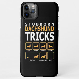 Funda Para iPhone 11Pro Max Regalo de perro  Trucos de Dachshund