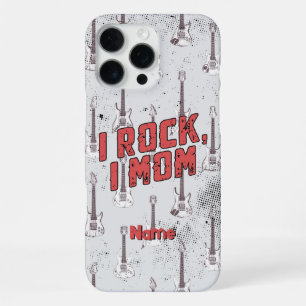 Funda Para iPhone 16 Pro Max Regalo del Día de la Madre para mamás roqueras de