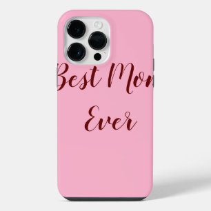 Funda Para iPhone 14 Pro Max regalo del día de la madre rosa rojo mejor mamá añ