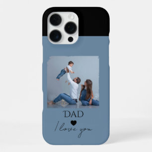 Funda Para iPhone 16 Pro Max Regalo del Día del Padre con Foto y Papá, Te Quier