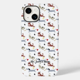 Funda Para iPhone 14 Regalo para Amante de Doxie Perro Salchicha Dachsh