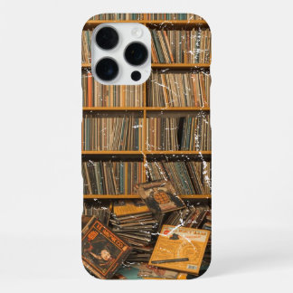 Funda Para iPhone 16 Pro Max Regalo para DJ coleccionistas de vinilos retro