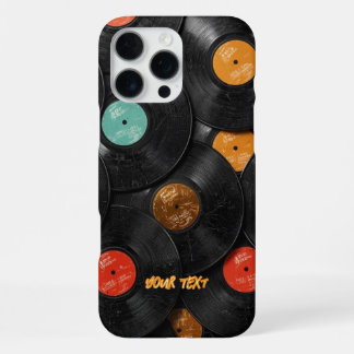 Funda Para iPhone 16 Pro Max Regalo para DJ coleccionistas de vinilos retro