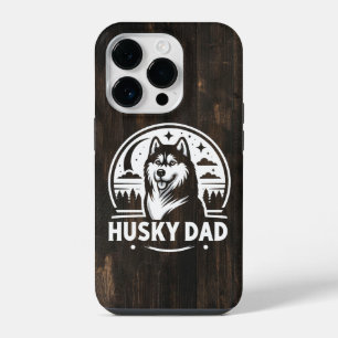 Funda Para iPhone 14 Pro Regalo para Papá Husky Dueño de Perros Huskies Sib