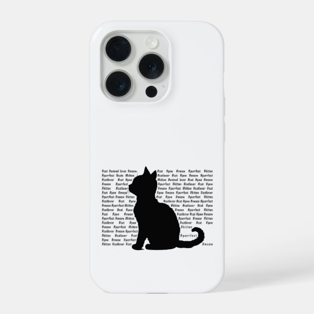 Funda Para iPhone Regalo perfecto para amantes de gatos  (Reverso )