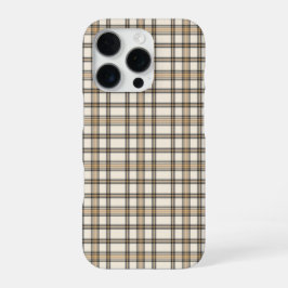Funda Para iPhone 16 Pro Regalo rústico de casa de campo de color beige y m