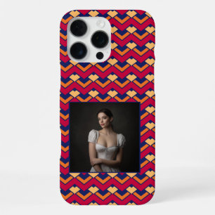 Funda Para iPhone 16 Pro Max Regalos artísticos para marido con patrón Chevron