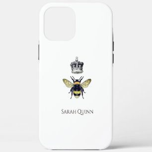 Funda Para iPhone 12 Pro Max Reina Abeja con su Ilustracion artístico de la cor