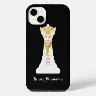 Funda Para iPhone 14 Plus Reina de ajedrez / nombre personalizado