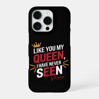 Funda Para iPhone 16 Pro "Reina de mi corazón - amor de mamá" 👑 ❤️