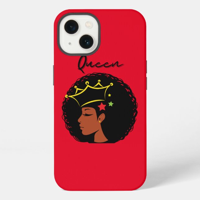 Funda Para iPhone Reina negra (Reverso )
