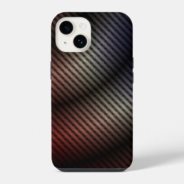 Funda Para iPhone Rejilla de metal con gradiente (Reverso )