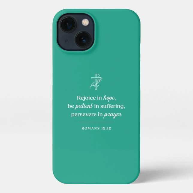 Funda Para iPhone Rejoice in Hope Christian (Reverso )