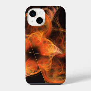 Funda Para iPhone 14 relámpagos arte abstracto