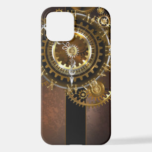 Funda Para iPhone 12 Reloj de vapor con engranajes antiguos