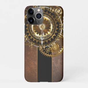Funda Para iPhone 11Pro Reloj de vapor con engranajes antiguos