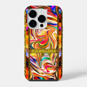 Funda Para iPhone 14 Pro Remolino de Color