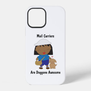 Funda Para iPhone 12 Repartidora de correo negra divertida personalizab