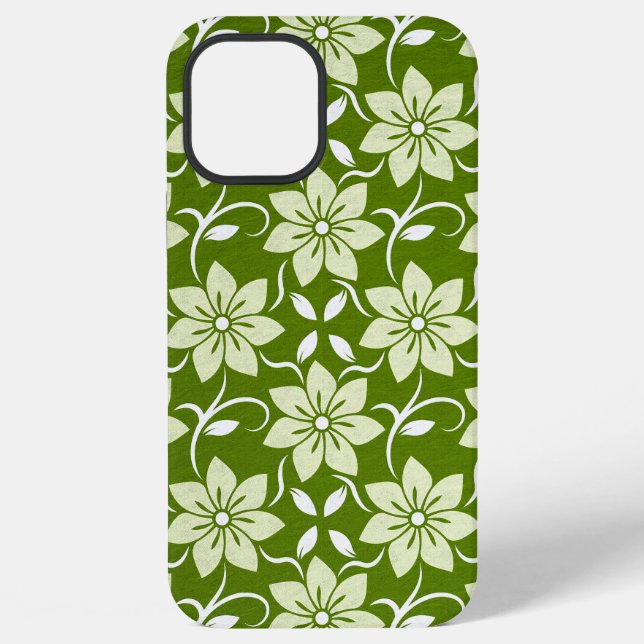Funda Para iPhone Repetición de Flor de Olivo (Reverso )