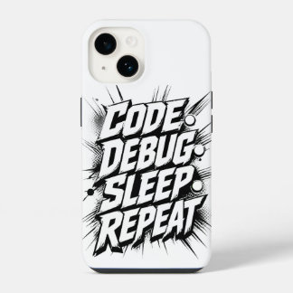 Funda Para iPhone 14 Repetir depuración de código Dormir