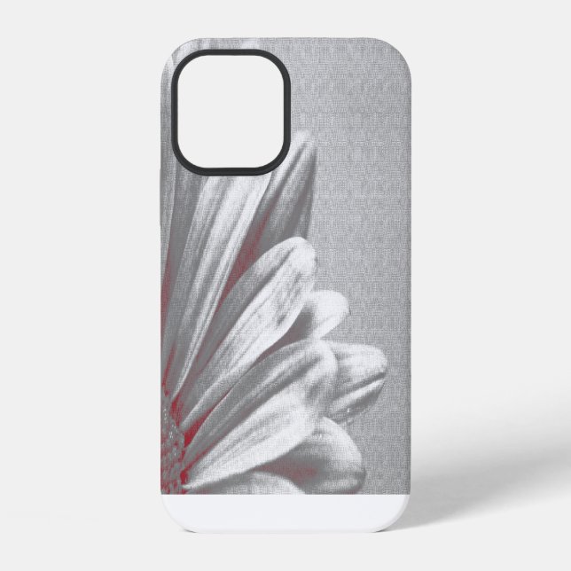 Funda Para iPhone Resaltados Florales Rojos (Reverso )