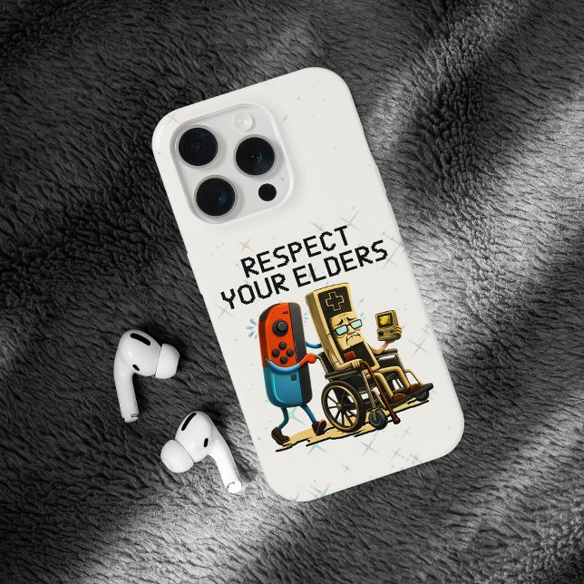 Funda Para iPhone Respect Your Elders Gaming Control Retro Funny (Subido por el creador)