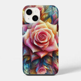 Funda Para iPhone 14 Resumen 3d Rosa