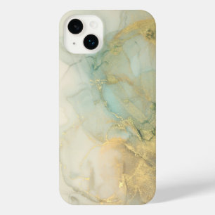 Funda Para iPhone 14 Plus Resumen Arte de Mármol Dorado