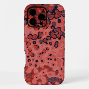 Funda Para iPhone 16 Pro Max resumen azul y naranja