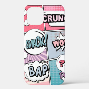 Funda Para iPhone 12 Resumen concepto creativo comic pop art style blan