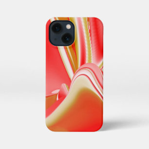 Funda Para iPhone 13 Mini Resumen de amor y oro en 3D Rainbowart